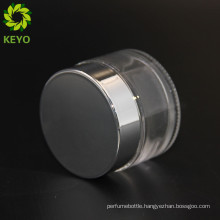 Makeup packaging frosted clear cosmetic glass jar 50ml for packaging